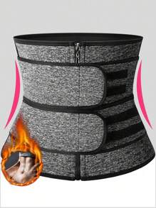 Trainer For Women Belly Fat Long Torso Sauna Workout 2 Belt With Zipper Multiple Steel Bones Neoprene Corset