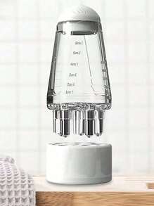 1PC Transparent 5-Needle Oil Comb, Multifunctional Scalp Massager, Head Ball Massage Comb, Suitable For Essence, Nutrient Solution, Hair Conditioner, Essential Oil, Etc. Accurately Deliver Liquid Or Oil To The Roots Of The Hair. Can Be Used As Wedding Bridesmaid Gift, Mother Gift, Birthday Gift, Friend And Relative Gift, Teacher And Classmate Gift,Hair Clips,Hair Accessories Home Bathroom Decor