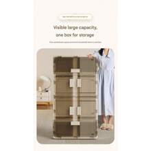 别致奢华带轮底柜，可自由组装和拆卸，放在床下、沙发下或作为储物箱