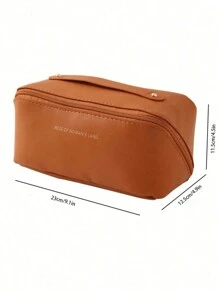 1 Stück modische, hochkapazitive Kosmetiktasche für Damen, tragbare Reisetasche, Aufbewahrungsorganizer für Sommer, Urlaub, Zuhause, Badezimmer, Ferien Make-up Organizer, Badezimmer Accessoires, Schulanfang