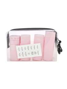 Travel Bottles Set For Shampoo, Conditioner, Lotions, Creams - Reusable Containers