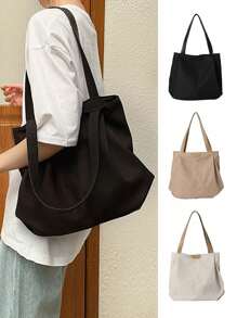 One Piece, Large Capacity, Fashionable, Commuter Bag Women, Handbag, Tote Bag - Multicolor - View 2