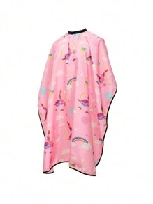 1pc Salon Professional Cutting Hair Apron, Hair Cutting Cape, Non-Stick Hair Trim Smock Apron, Suitable For Hair Salon, Daily Use, And Gift For Friends - Multicolor - View 3