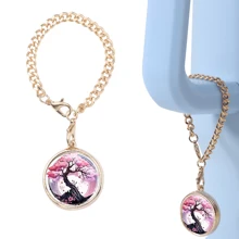 1pc Customizable Fashion Cup-Shaped Keychain, Pendant, Decorative Chain, Suitable For Cup Accessories, Gold/Silver Chain Pendant, Applicable For Glass Cup, Water Cup, Cup Handle Identification Pendant Chain, Cup Accessory Decorative Chain, Bag Decoration Chain, Personalized Customization Water Bottle, Reusable, Multi-Functional, Ornamental, Stylish, Exquisite, High-Quality, Custom, Son, Daughter, School Students, Workers, Kids, Office, Tea Room, School, Home, Home Refresh