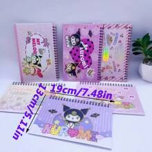 Sanrio 10pcs/Set New Sanrio Cartoon Sticker Memo Book, Includes Characters Like , Melody, And Hello Kitty,School Supplies,Back To School