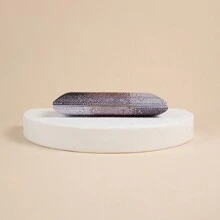 Sparkly Rhinestone Decorated Luxury Ladies Party Clutch Bag Chain Ombre Shoulder Bag For Wedding - Mauve Purple - View 6