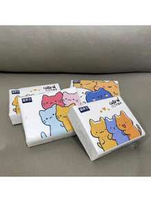 150 hojas/Paquete, Pañuelos faciales premium reforzados, Servilletas de papel, Papel de tejido, Papel absorbente y duradero, Para hogar, dormitorio, oficina, compañía, exteriores, suministros de limpieza, herramientas de limpieza