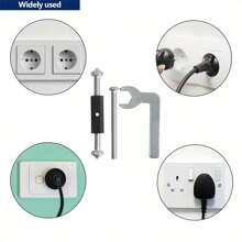 Kit Reparo Salva Caixinha 4x2 Luz Interruptor Com 10 Peças - Preto - Visão 8