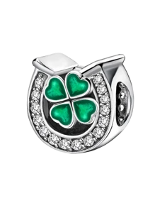 1Pc Clover Lucky Straw Series Beads For Women Bracelets Bangles DIY Jewelry Making And Daily Outfit Matching Jewelry Decoration For Girls