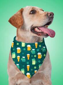 St. Patrick's Day Dog Bandana, Suitable For Small And Medium Dogs, High Quality Material, Unisex Design - Multicolor - View 10