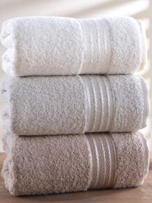 Set di 3 asciugamani da mano e viso da 50x90 cm Znp casa Lines