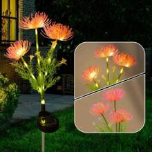 1pc Solar Powered Garden Light, Cosmos Flower Solar Light, Outdoor Solar Lamp For Garden, Yard, Landscape, Patio, Walkway, Cemetery Decoration