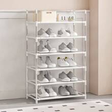 简易鞋架，适用于家庭/公寓入口的多层鞋柜，防尘长鞋收纳架，畅销品 - 彩色 - 查看 11