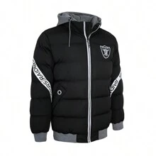 CHAMARRA NFL LAS VEGAS RAIDERS PARA CABALLERO 100% ORIGINAL - Negro - Ver 2