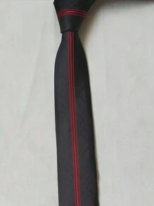 Men's Slim 3D Glitter Ties (6cm) - màu đen - Xem 3