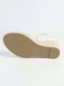Women's Platform Wedge Sandals, Casual Open Toe Thick Sole Summer Shoes, Strap Comfy Espadrille Sole Sandals