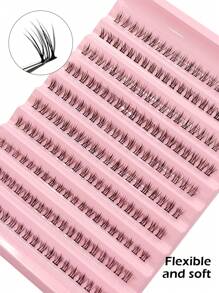 Asiteo 200 片 C 卷下睫毛单簇软茎自然交叉日常化妆，单独下睫毛延长适用于家庭 DIY 睫毛延长睫毛簇，睫毛簇，单根睫毛，睫毛，假睫毛 - C - 查看 5