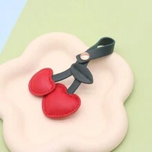 1 pieza Llavero con cereza personalizada, regalo para su ser querido, pareja, amigo, familia, vacaciones, aniversario, accesorios lindos para bolsa y equipaje