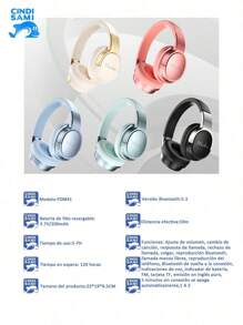 Wireless Headband Headphones Head-Mounted Wireless Bluetooth Headphones, Computer Gaming Competition True Noise Cancelling, Super Sound Isolation Anti-Noise In-Ear Headphones - 新黑色 - 查看 2