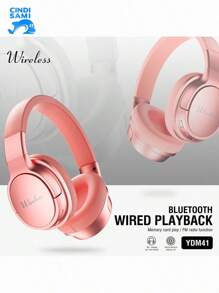 Wireless Headband Headphones Head-Mounted Wireless Bluetooth Headphones, Computer Gaming Competition True Noise Cancelling, Super Sound Isolation Anti-Noise In-Ear Headphones - 新黑色 - 查看 7