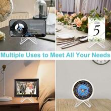 Card Display Stand, Clear Card Stands, Acrylic Card Display, Mini Card Stands For Sports Cards, Sports Card Holder, Graded Card Display, Home Decor, Room Decor Gifts Birthday Graduation - Multicolor - View 5