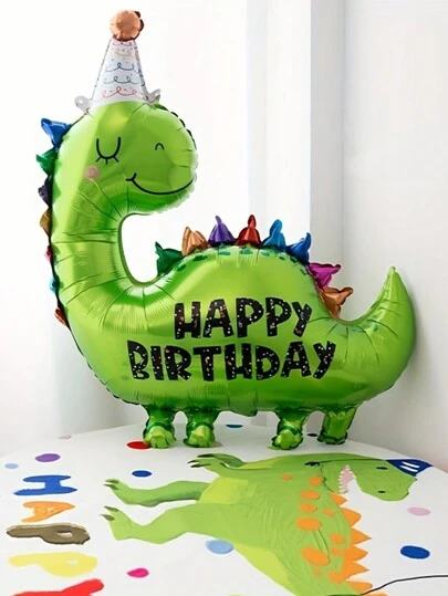 1pc Dinosaur Themed Birthday Balloon, Suitable For Party Decoration - Great For Birthday, Graduation Ceremony, And More