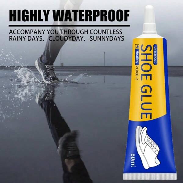 60ml Super Strength Shoe Glue, DIY Repair Adhesive, Universal Waterproof Shoe Sealant Suitable For Sports Shoes, Boots, Leather, Quick Fix Glue