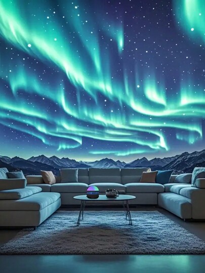 1pc LED Projection Lamp, Multi-Colored Patterns With Remote Control, Galaxy Star Projector, Bedroom Night Light Projector, Water Wave Projector, Star Projector, Home Theatre, Ceiling, Christmas Gift Decoration, Valentine Gift, Camping, Wedding Decoration, Romantic Night Light