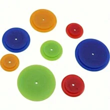 4/8-Pack Plastic Sewing Scanner Ring Set For Sewing And Crafts, Multi-Size Patchwork Tools And Marking Rulers, Random Colors For Home And Sewing Shop (3mm/5mm/7mm/10mm)