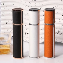 High-Quality 10ml Reusable Portable PU Refillable Perfume Bottle, Travel Spray Atomizer Mist Container Home Bathroom Decor Fall Decor Back To School Perfume Bottle - Multicolor - View 10