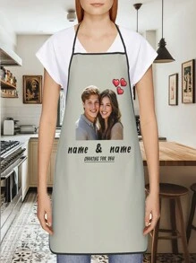 Avental Personalizado com Rostos, Avental Personalizado com Foto de Estimação para Mulheres e Homens, Design de Avental de Cozinha com Rosto Engraçado e Louco, Presente de Chef Personalizado com Foto - multicolorido - Visão 11