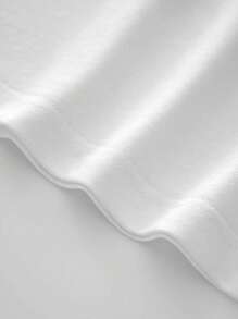 Domo Kun Bling T Shirt ,Casual Print,Comfortable And Versatile,Letter Pattern Pure Cotton 220g Printed T-Shirt - trắng - Xem 5