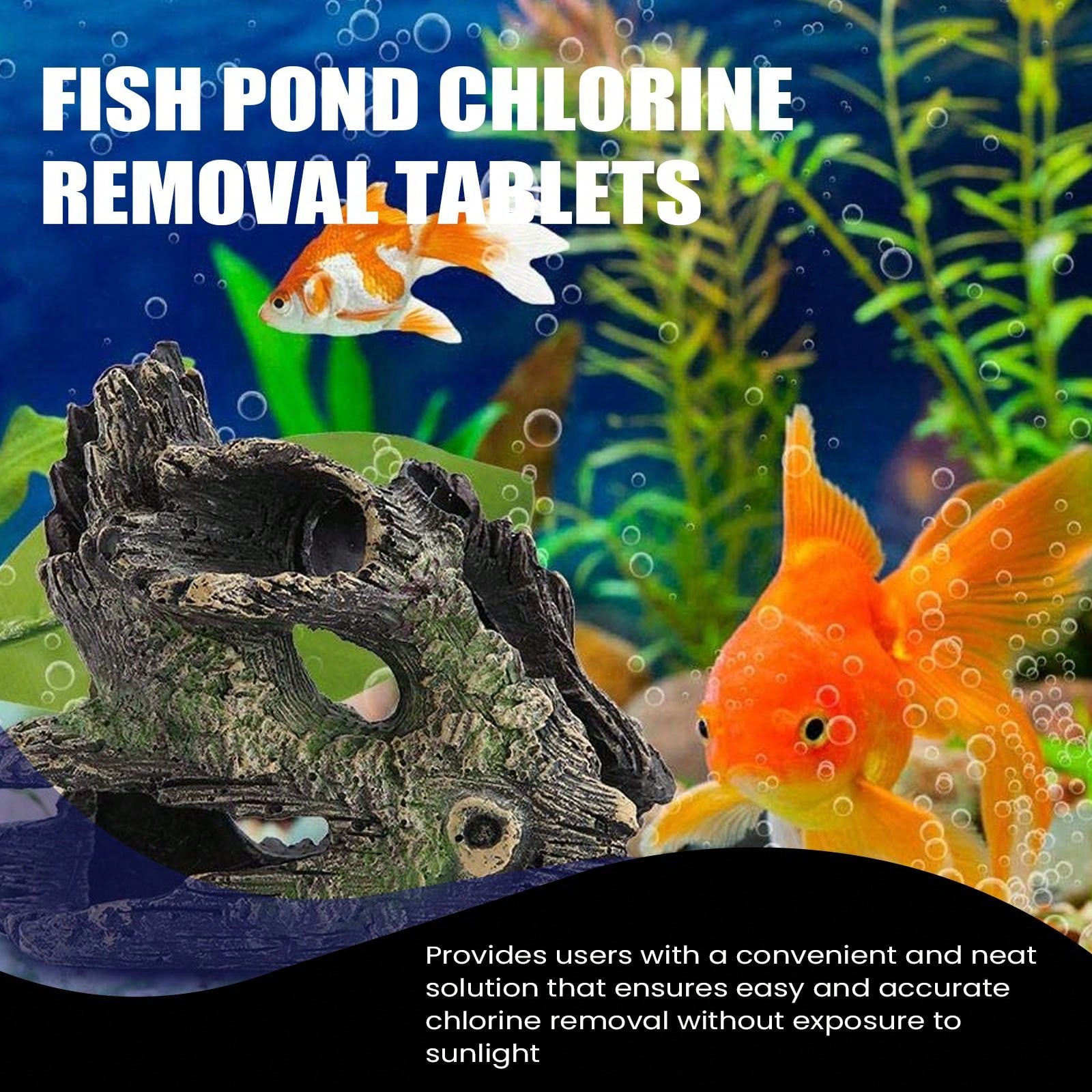 100g Chlortabletten für Fischteich, Aquarium, Fischtank, reinigen von