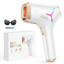 This Home-Use Laser Hair Removal Device Is Suitable For Both Men And Women. It Delivers Long-Lasting Hair Removal Results, Featuring 999,900 Flashes And 9 Energy Levels. It Is Suitable For Hair Removal On The Face, Bikini Line, Underarms, Legs, And Back. An Ideal Choice For Home Use, It Also Makes A Wonderful Gift For Mother's Day Or Valentine's Day. - 美規A型插(110-127V) - 查看 1
