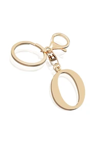 1 pieza Llavero con letra de oro avanzado y elegante, colgante con letra tridimensional, llavero clásico y simple, decoración, accesorio de bolso, versátil para bolsos de trabajo, escuela, compras, mochilas, bolsos de mano, accesorio de bolso, adecuado para regalar a amigos, familia, parejas, novias, regalos importantes, recuerdos de vacaciones