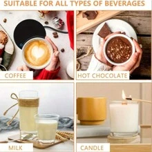 Smart Beverage Heater Coaster - Constant Temperature Control, 3-Temperature Adjustment, Suitable For Most Cups, Office, Outdoor Camping, Picnic, Kitchen Essential For Autumn And Winter - Portable, Energy-Efficient, And