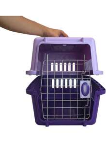 Fancy Pets Transportadora para Perros Gallery Tamaño Chico Color Morado - Morado - Ver 5