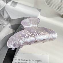 个性化发爪、发夹、发夹、发爪、发饰、自定义姓名发夹、发爪、粉红公主的礼物、自定义姓名发夹、个性化蝴蝶结发夹 - 彩色 - 查看 13