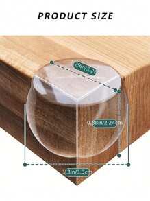 Furniture Corner Protectors And Edge Bumpers, Transparent Clear Covers For Sharp Furniture And Table Edges, Anti-Collision
