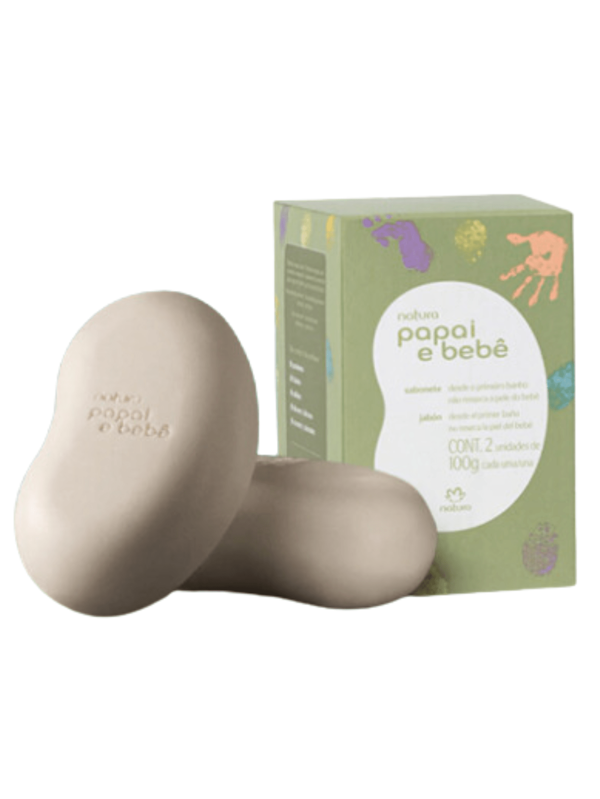 Natura Sabonete Papai e Bebê Natura 2 Unidades de 100g