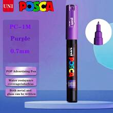 UNI NEW PACKAGE Paint Marker Pen Set And Single PC-1M 3M 5M Water Based Colors Permanent Acrylic Pen Graffiti Art School Supplies