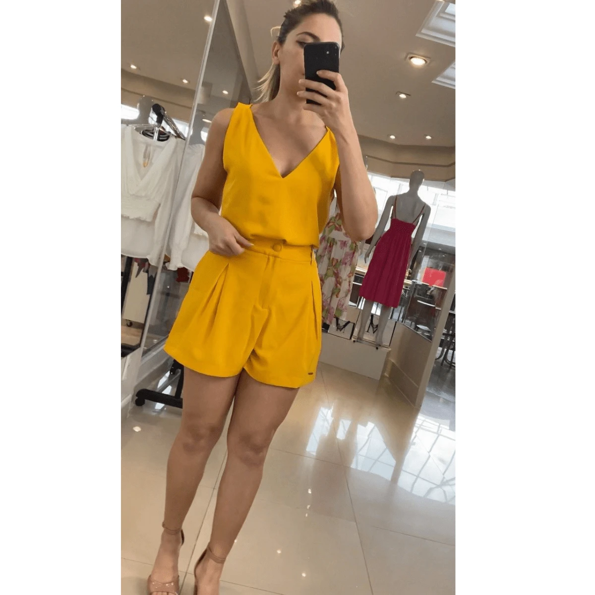 2 Piece Set Gym Fitness Women Leggings Top Bra With Padded Shorts Waist Butt Lift Push Up Fits Up To 44 Healthy Yoga Crossfit - 乾枯玫瑰色 - 查看 1