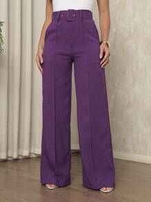 Women Pants - Purple - View 3