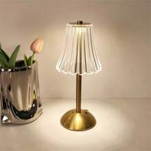 Lâmpada De Mesa Com Barra De LED Para Iluminação Interna Sensor De Toque De Luz De Quarto Sem Fio Três Cores