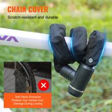 Bicycle Chain Lock, Combination Bicycle Chain Lock With Key, Heavy Duty Anti-Theft High Security Bicycle Lock, Perfect For Bicycles, Motorcycles, Scooters, Bikes, Doors, Fences Or Gates, 10mm, Black - 2.79 Ft Combination Bicycle Chain Lock with 2 Keys Black - 查看 4
