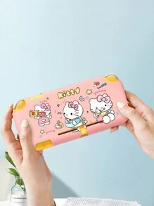 Sanrio 1PC Cute Sanrio Series Pattern Switch Game Console NS/OLED/LITE Case Soft Case Accessories Colorful TPU Material Shockproof And Drop-Proof Cute Waterproof Anti-Scratch Anti-Fingerprint Skin-Friendly Texture Stain-Resistant Birthday Gift