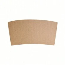 20-100 piezas de 12.7x5.8cm Mangas personalizadas para tazas de café de 10-20oz, mangas de papel para tazas de café personalizadas como regalo de boda, de kraft o blanco, desechables y personalizadas, manga aislante para bebidas calientes, manga de papel corrugado resistente al agua y al calor, manga de papel para taza de café personalizada para boda.