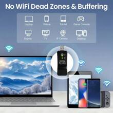 USB WiFi Range Extender, Up To 300Mbps WiFi Repeater For Home, Full Coverage Wireless WiFi Booster