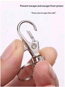 2pcs Bird Cage Lock Clips, Pet Cage Door Lock, Parrot Escape-Proof Cage Door Buckle, Bird Cage Accessories - Multicolor - View 4