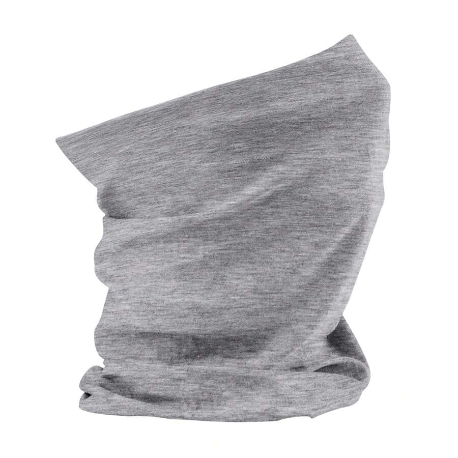 Beechfield Unisex Adult Morf Original Neck Warmer (Heather Grey) - 100% Polyester - Grey - View 1